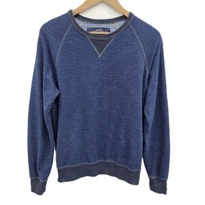 American Eagle Mens S Blue Crewneck Sweatshirt Athletic Fit Casual‎ Pullover